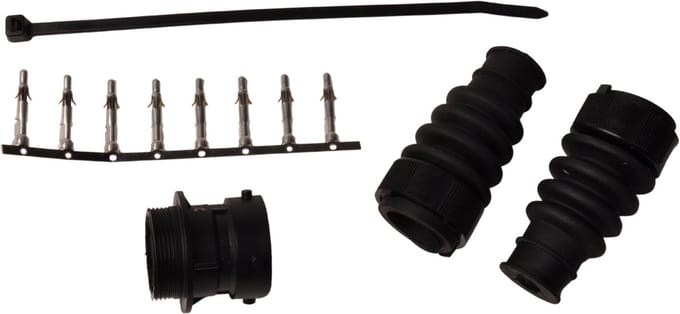 Aspock 8 polige bajonet connector - male