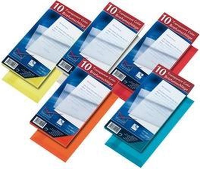 Mailmedia envelop DIN lange, witte-transparante