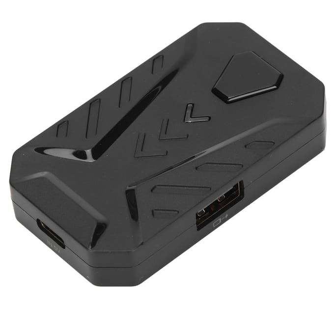 Keyboard Muis Adapter Plug and Play USB Gaming Muis Toetsenbord Converter voor AndroidF Of Mix Lite gray