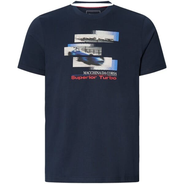 Babista herren T-Shirt - 52/54 - donkerblauw - Plus Size