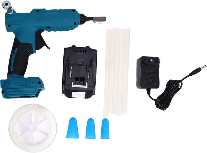 Draadloos Lijmpistool - Glasvezel Lijmpistool - FTTR Bedrading - Hoge Temperatuur Verwarming - 3000 mAh Batterij