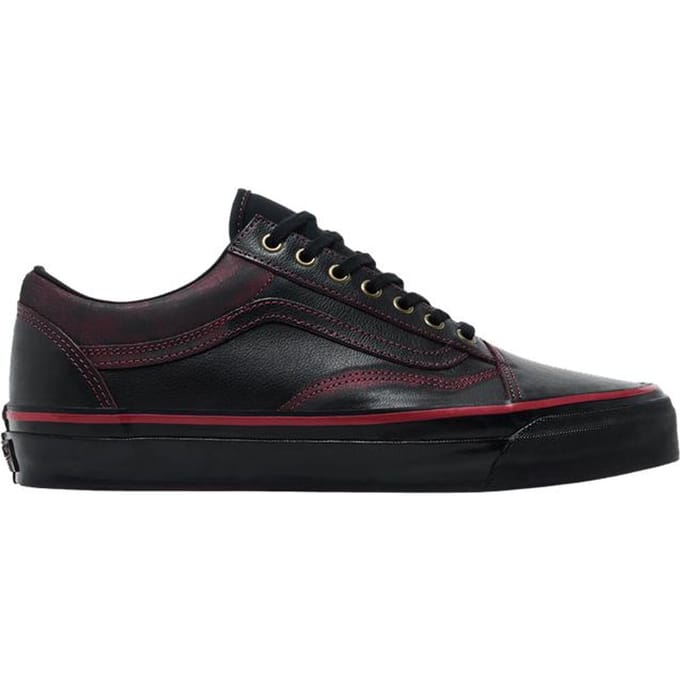 Vans Old Skool Premium Tania Cruz Donkerrood Rub-Away 37 black