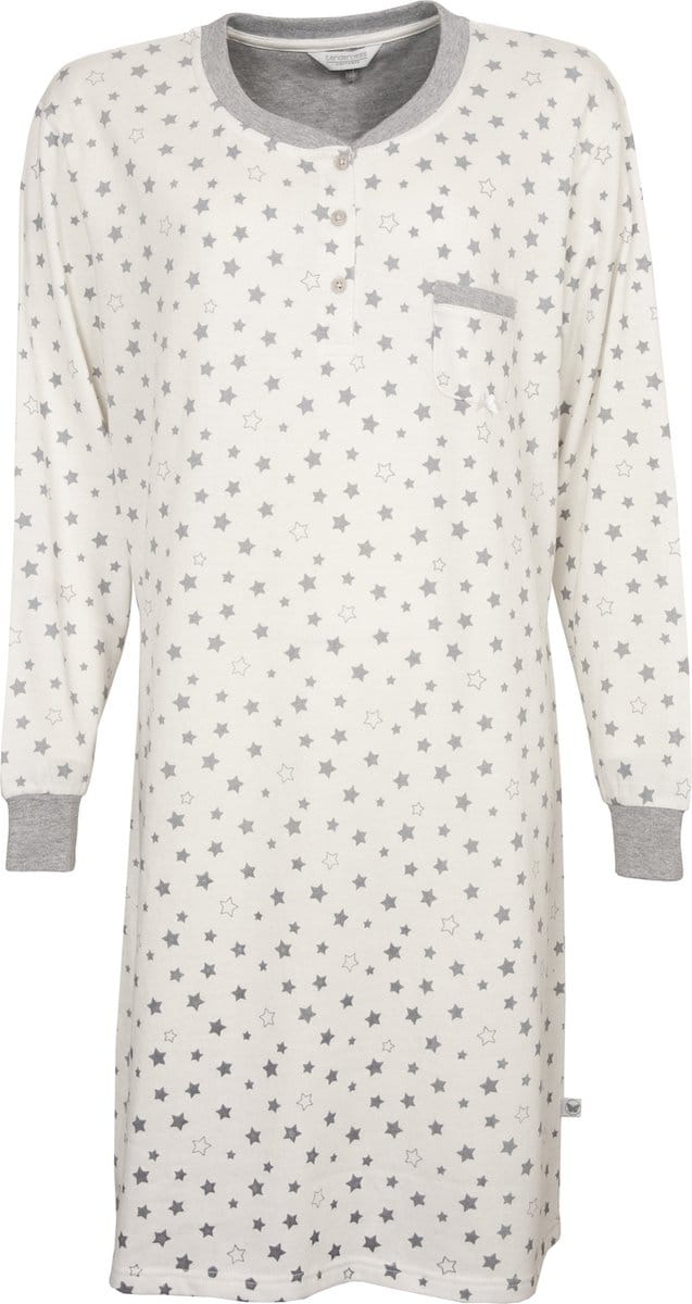 Tenderness Dames Winter Nachthemd Grijs Melange TENGD2121A - Maten: M