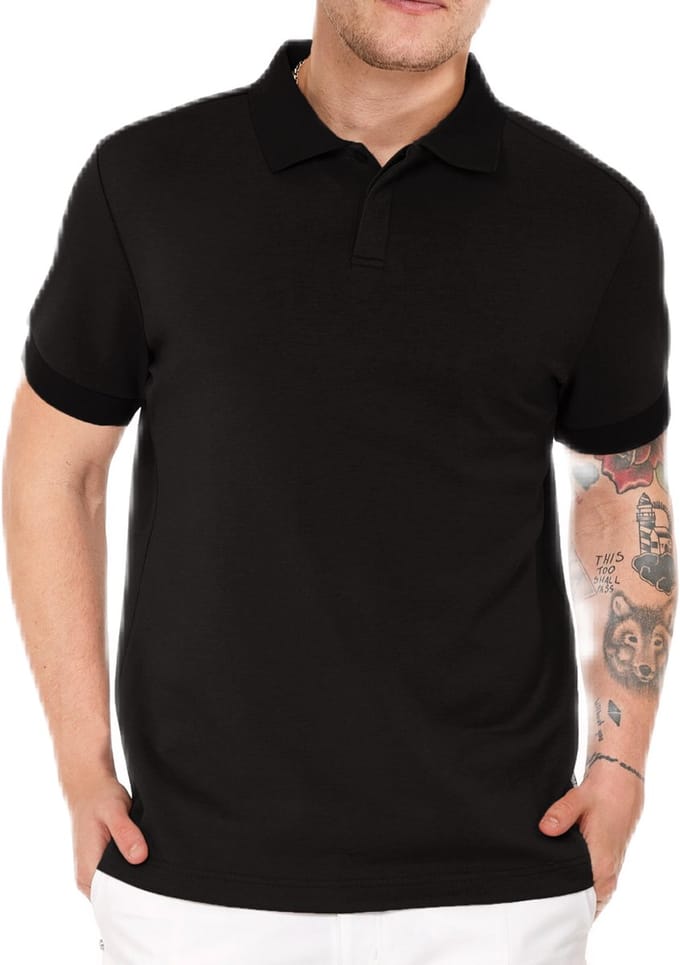Func Factory mannen Polo Niel zwart maat M