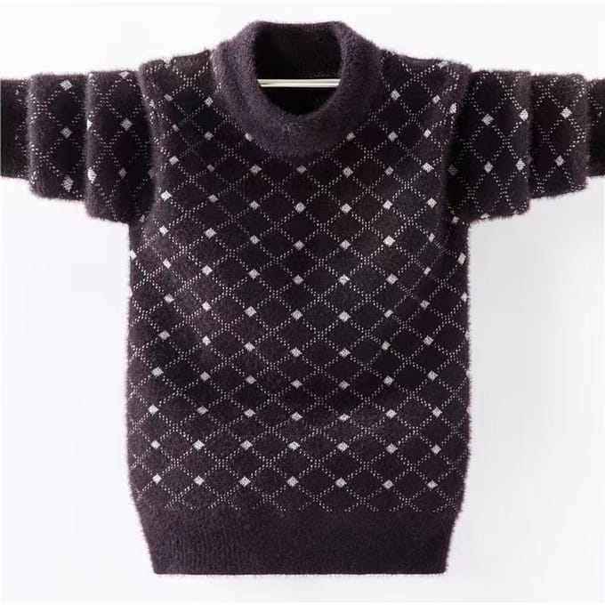 Pull chaud et à la mode pour enfants Pull en tricot 170