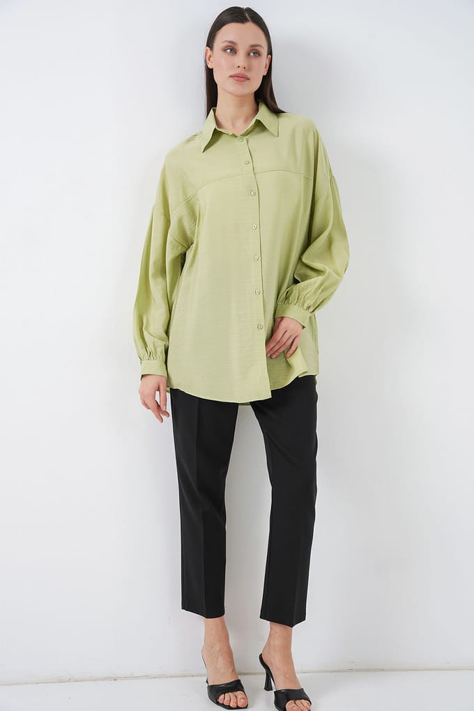 Oversized Lange Mouw Shirt