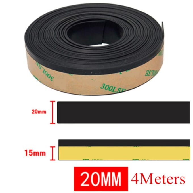 13FT Rubber Auto Zijdeur Vensterglas Afdichting Tochtstrip Regenvizier Universa black