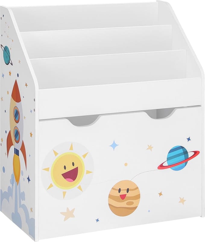 Kinderkast - Kast voor Speelgoed - Met meerdere lades - Wit