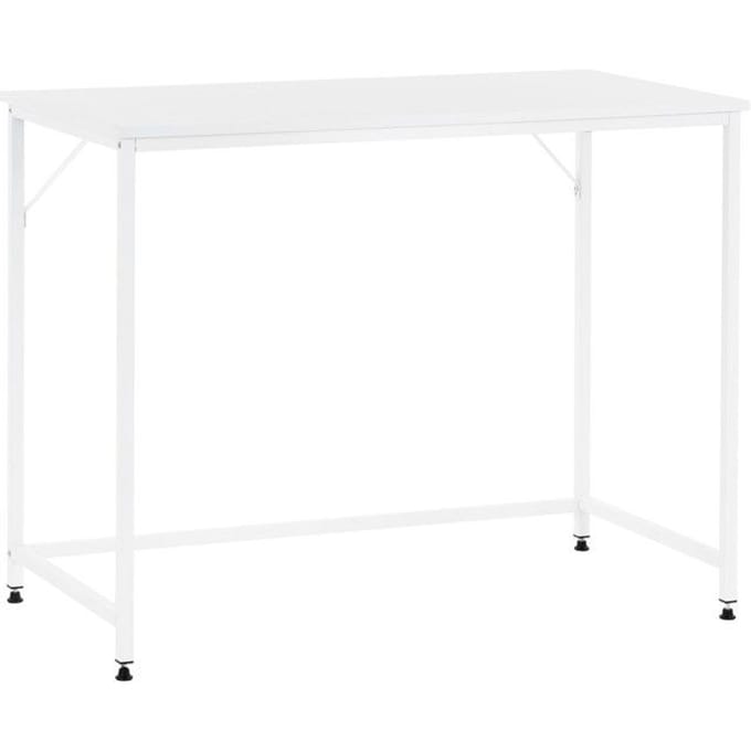 Bureau – Werkbureau – Computer Bureau – Bureautafel – Opklapbaar – 100 X 50 X 76 CM – 50 Kg - industriële - Wit