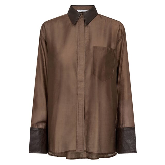 Co'Couture Blouse lange mouw 500222 kawa