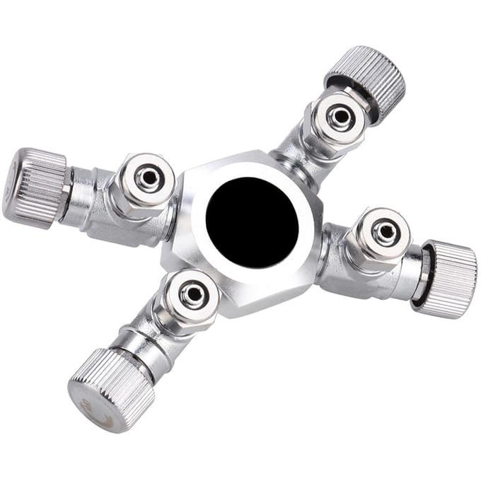 Multi-Way Verdeeler Aquarium Regulator CO2 Splitter Ventiel Aquarium Type 2