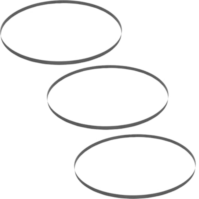 Draagbare Band Zaagblad 3-delig - 18TPI Sub-Compact Blades voor Nauwkeurige Snede