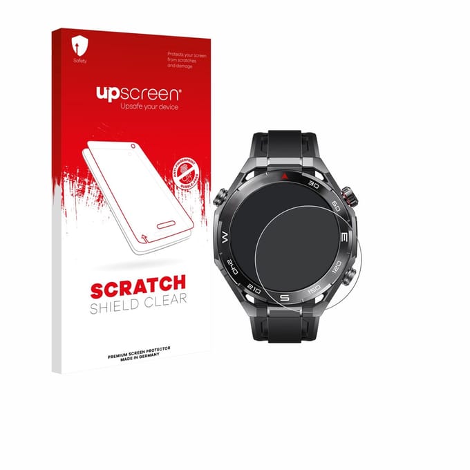 upscreen - Screenprotector voor Huawei Watch Ultimate 2 Black - Folie Beschermfolie transparant