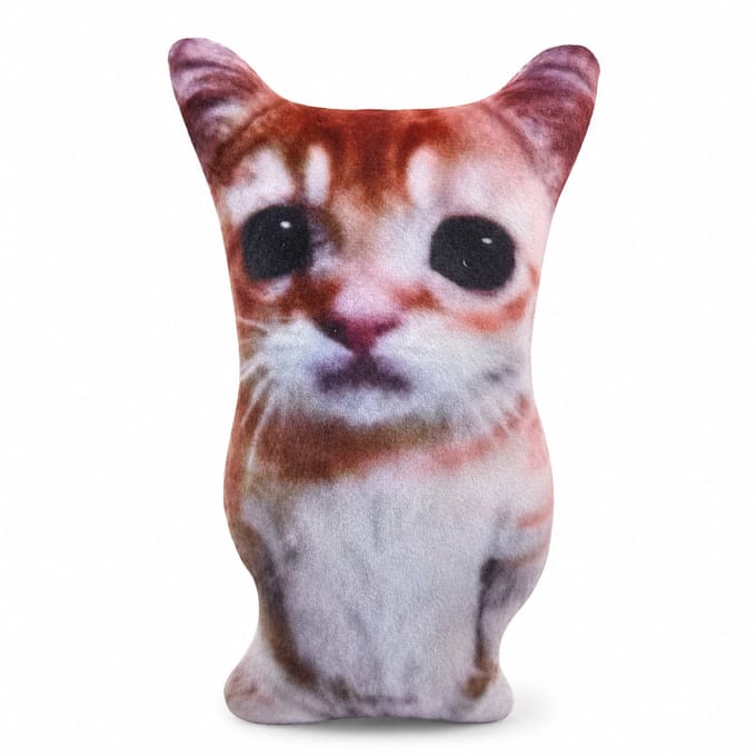 El Gato Kat Knuffel 21cm - Lelijke Meme Verdrietige Knuffeldier Pluche