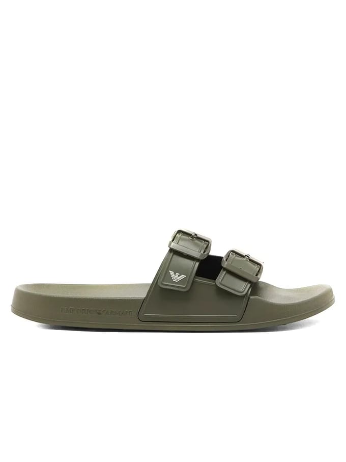 Emporio Armani GA Eagle slippers voor heren