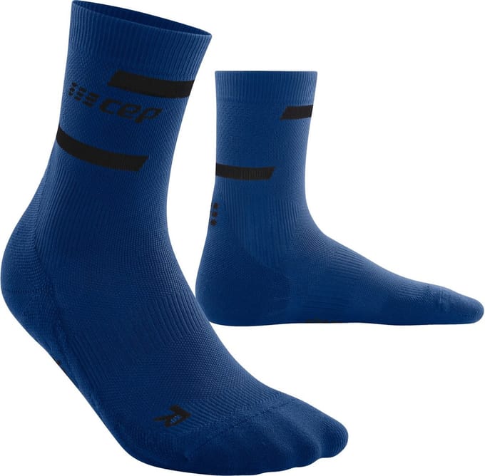 CEP Run Mid-Cut Compressie Sokken - Donkerblauw - Dames (40-43)
