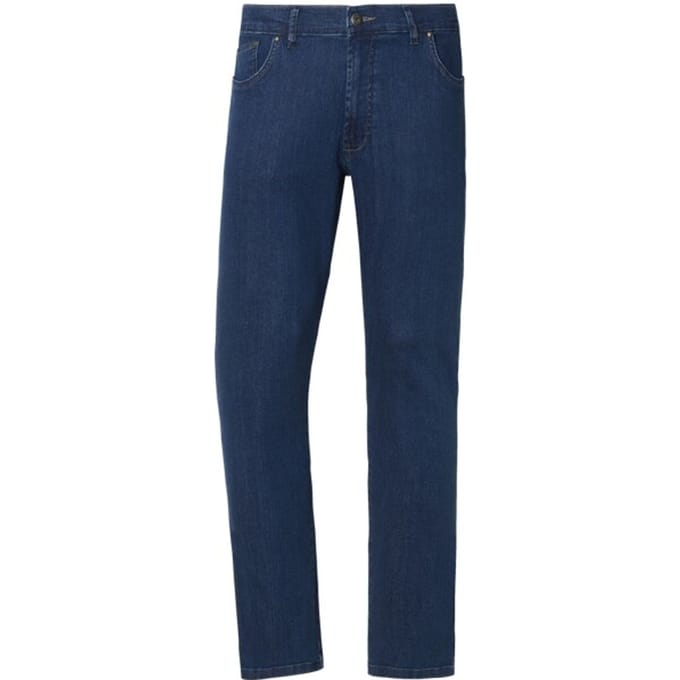 Jan Vanderstorm herren Jeans Met Lage Taille - 38 - blauw - Plus Size