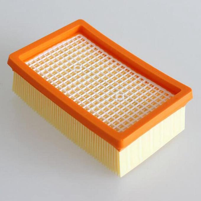 Vervangend plat opvouwbaar HEPA-filter geschikt voor Karcher MV4 MV5 MV6 stofzuiger