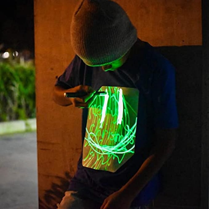 Interactief Glow In The Dark T-shirt voor Creatieve Kinderen