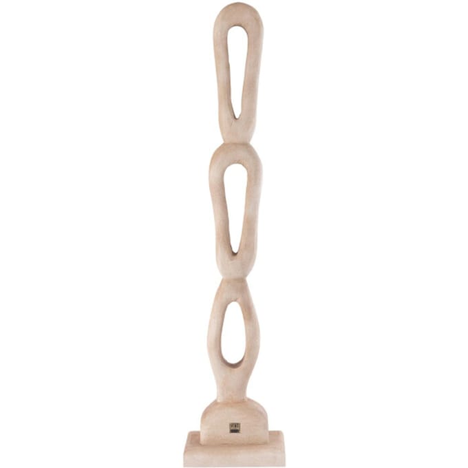 PTMD - Beeld Rhyce - Beige - 18x13x98cm