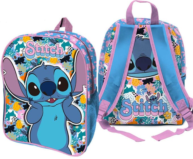 Disney Lilo & Stitch Peuterrugzak Flowers 3D - 31 x 25 x 10 cm - Polyester
