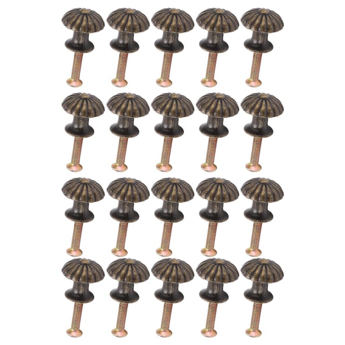 20 Stuks Meubelhandgrepen Mini Vintage Paddenstoelvorm Knopjes voor Laden Sieradendozen