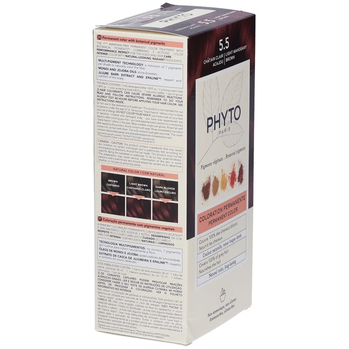 Phyto Phytocolor 5.5 Light Mahogany Brown 1 Set