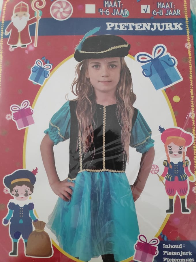 Pietenjurk Met Pietenmuts 6-8 jaar