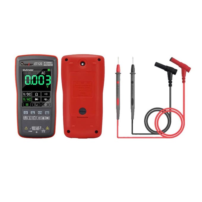 2in1 Digitale Warmtebeeldcamera Multimeter 2,8 inch Kleurendisplay 90*120 Thermische Beeldvorming Pixel 6000 ET11S veelkleurig