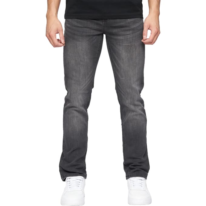 Crosshatch Heren Svelte Stretch Jeans (Gewassen grijs)