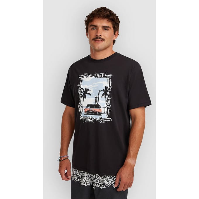O'Neill Photo Front Print T-Shirt zwart