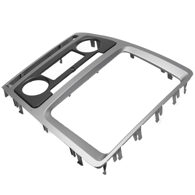 2Din Radio Stereo Fascia Frame Dash CD Paneel Sierlijst Decoratie Vervanging voor Octavia 2008-2013 gray