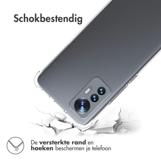 imoshion Hoesje - Geschikt voor Xiaomi 12 Lite - Shockproof Case - Transparant