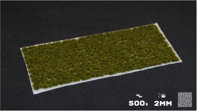 Kleine Grasplukjes 2mm voor Modelbouw en Diorama's