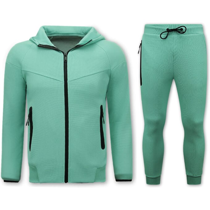 Joggingpak Heren Volwassenen - Heren Huispak - 148 - Groen