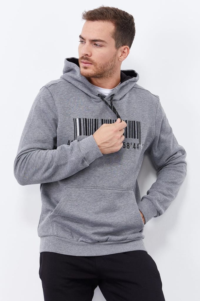 Bedrukte Hoodie