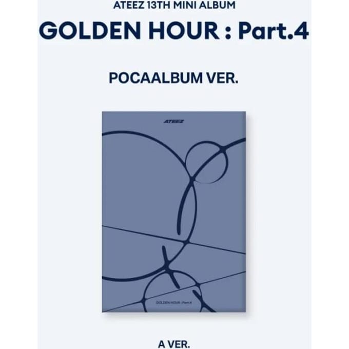 ATEEZ - [GOUDEN UUR : DEEL.4] 13e Mini Album POCAALBUM Ver.A