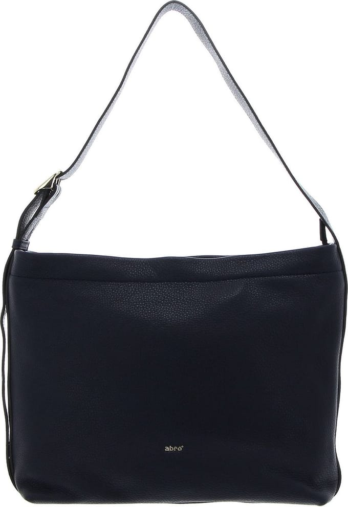 abro Leren Schoudertas Leather Dalia Hobo 11 am Bag Navy Donkerblauw