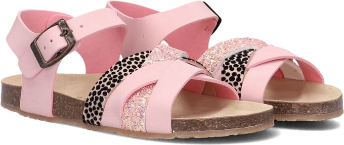 Ton & Ton Meisjes Sandalen - Nikolna - Roze - Leatherlook - - Maat 27