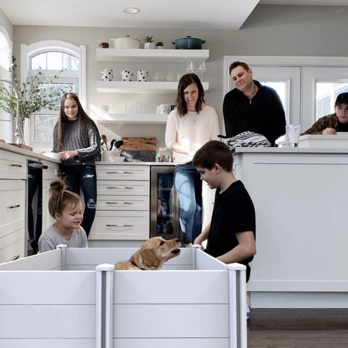 Werpkist + Uitloopren Maat 230 x 115 x 76 cm Extra Hoog