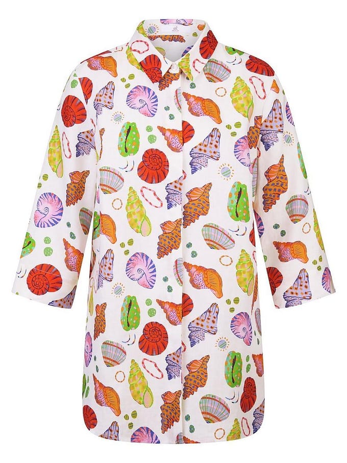 Lange blouse Van Emilia Lay wit