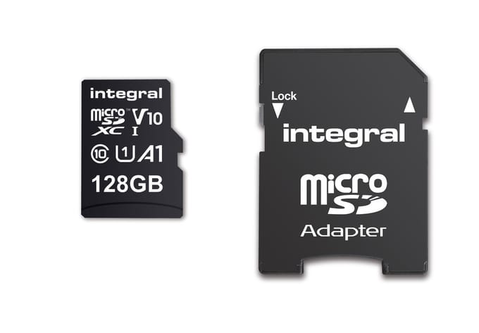 Integral 128GB Micro SDXC V30 100 MB/s - Incl. Adapter