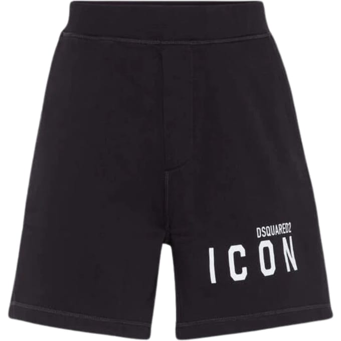 Dsquared2 Icon Logo Zwarte Relax Fit Short