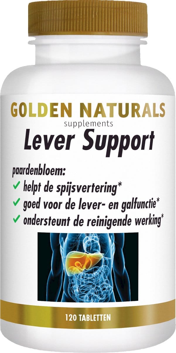 Golden Naturals Lever Support (120 veganistische tabletten)