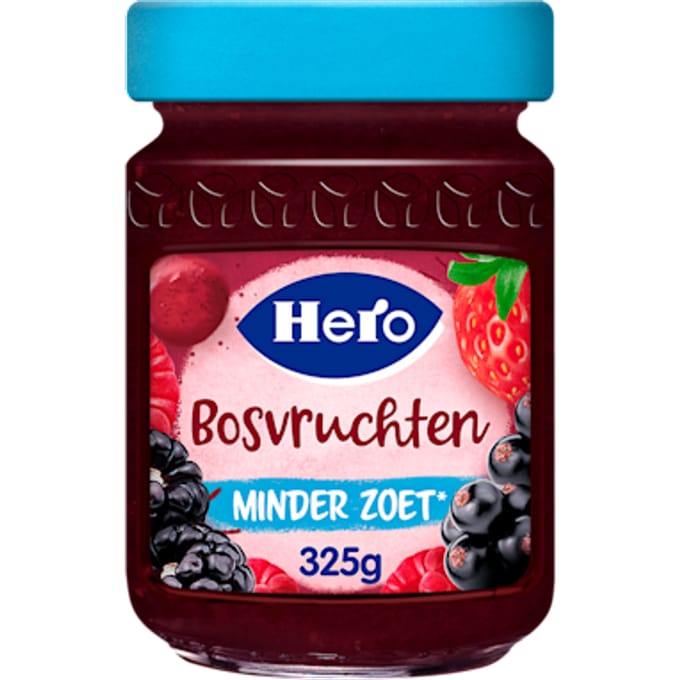 Hero Jam Minder Zoet Bosvruchten - 325 gr