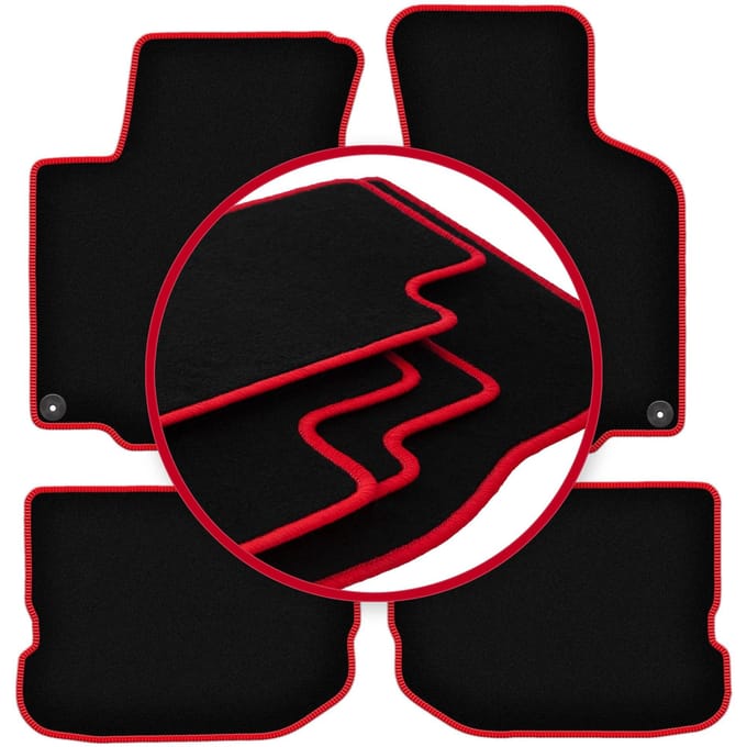 CARLUX-RED automatten voor: Seat Leon I hatchback (1999-2005)
