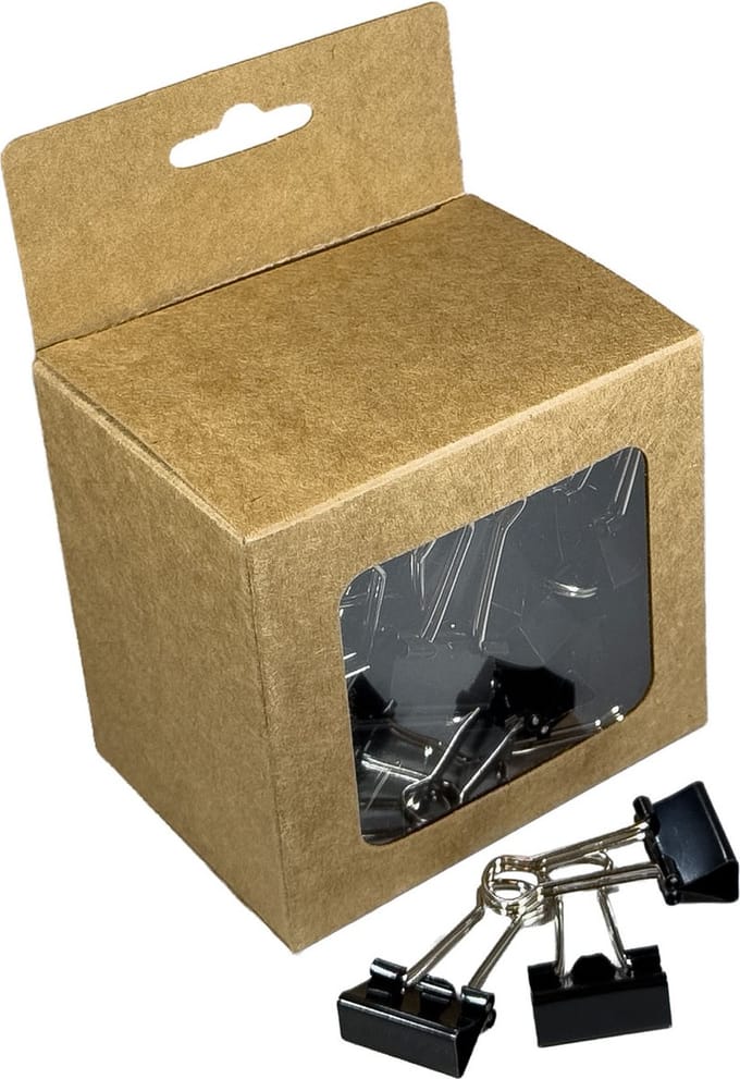 Papierklemmen zwart | Foldbackclips | 19MM | 180 stuks