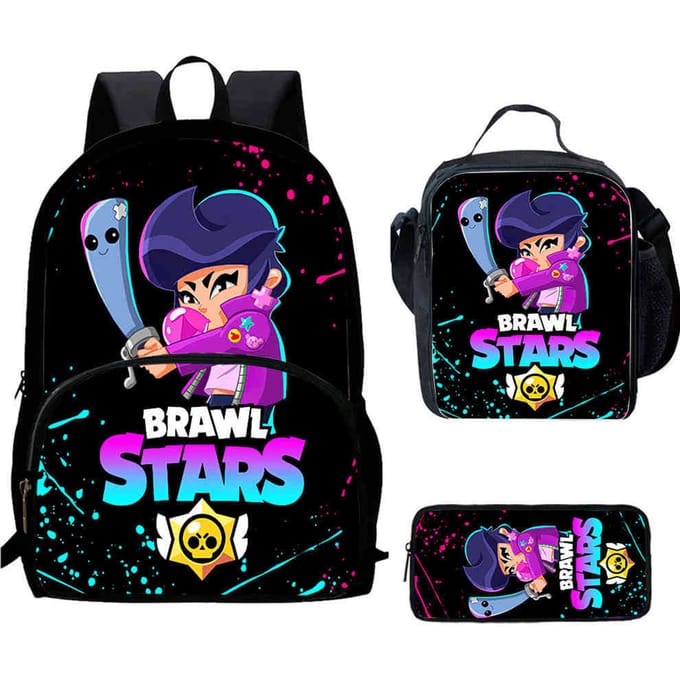Sac à dos Brawl Stars Impression Haute Définition Multifonctionnel Léger