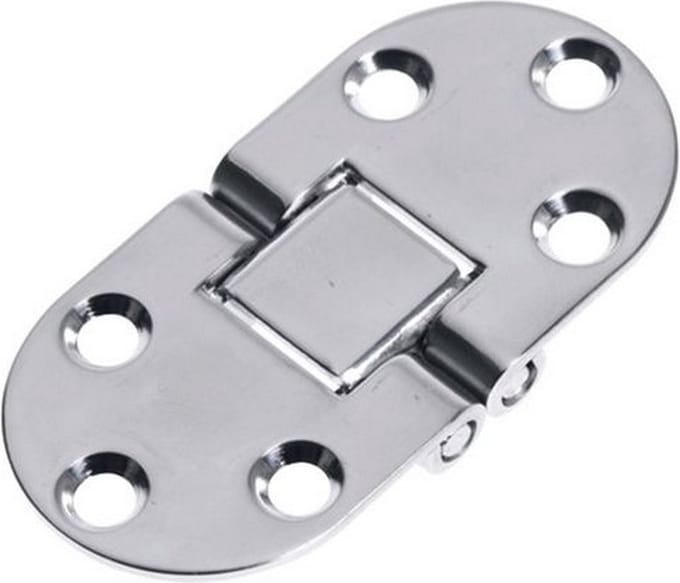Tafelbladscharnier RVS - 30 x 64 mm