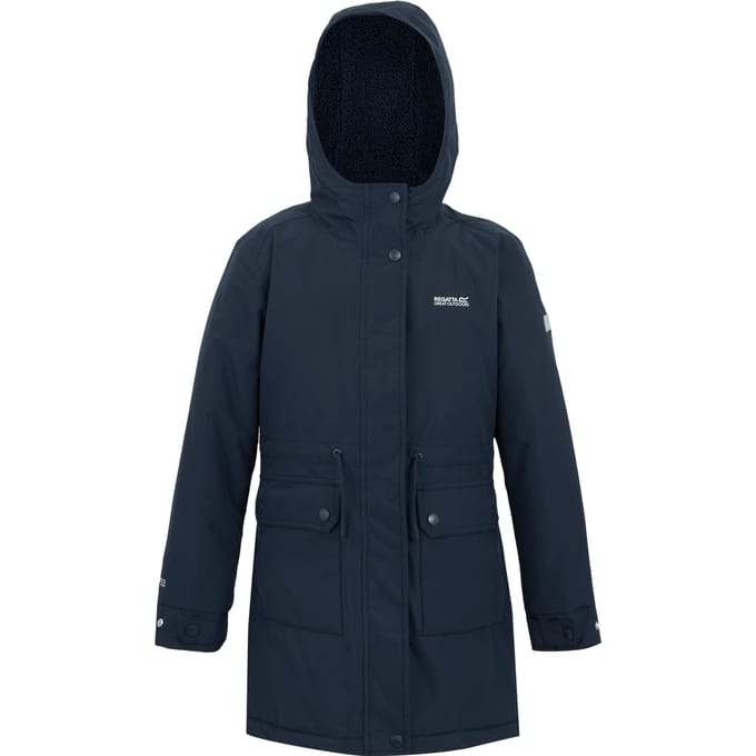 Regatta Kinder Valenta Waterdichte Jas (Marineblauw)